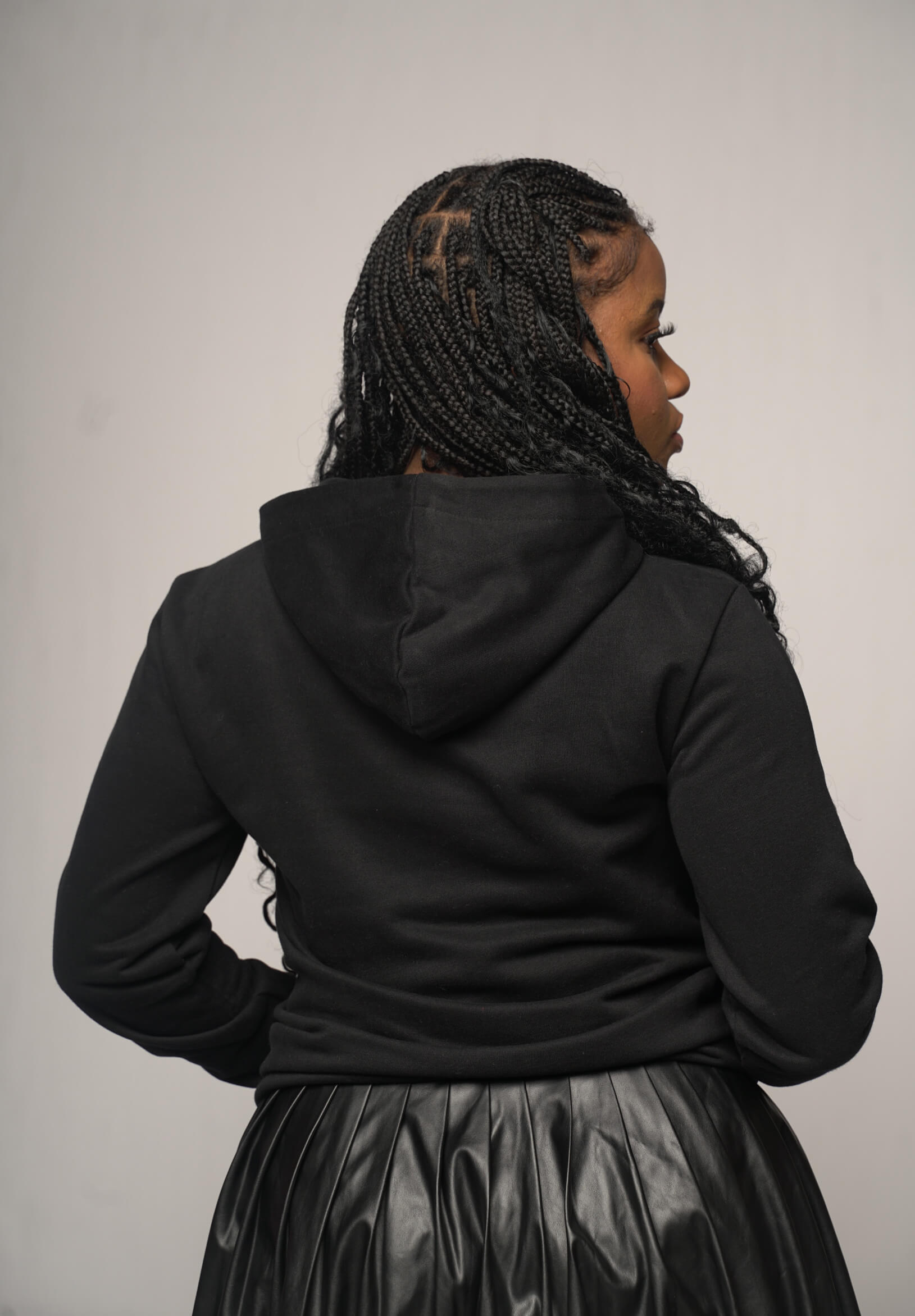 Classic Black with black bow