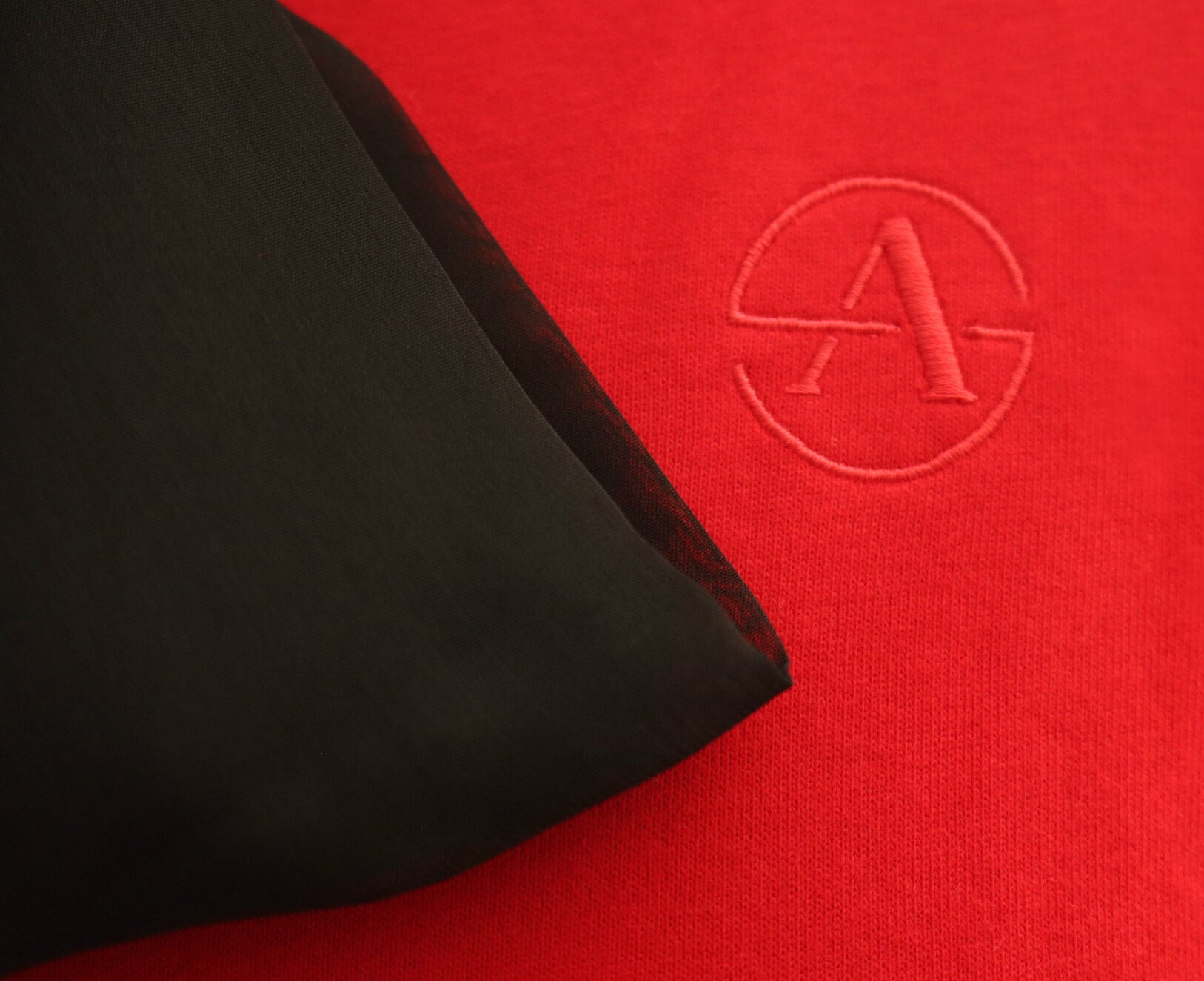 Passion Red with black bow